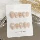 【1750】Mother of Pearl Love Nail Kit Shiny Pearl Tones & DIY Elegant Accessories