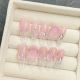 【1755】Pink Transparent Crushed Ice Nail Art Shiny Pink Tones & DIY Fresh Accessories