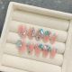 【1761】Sea Salt Lychee Nail Kit Shiny Fresh Patterns & DIY Sweet Accessories