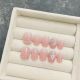 【1762】Nude Pink Gradient Nail Art Shiny Pink Tones & DIY Soft Accessories
