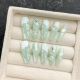 【1788】Chinese Style Green Snake Nail Art Shiny Snake Patterns & DIY Traditional Accessories