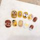 【1789】Cartoon Hand-Painted Nail Kit Shiny Cartoon Patterns & DIY Playful Accessories