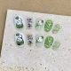 【1799】Dragon Boat Festival Zongzi Nail Art Shiny Rice Dumpling Patterns & DIY Festive Accessories