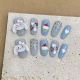 【1827】Cinnamoroll Nail Kit Shiny Cartoon Patterns & DIY Cute Accessories
