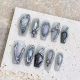 【1900】Irregular Line Nail Art Shiny Abstract Patterns & DIY Modern Accessories