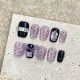 【1824】Purple Wind Chime Nail Art Shiny Purple Tones & DIY Fresh Accessories