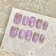 【1865】Love Words Slightly Sweet Nail Art Shiny Heart Patterns & DIY Romantic Accessories