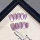 【1904】Ice Transparent Grape Nail Kit Shiny Purple Tones & DIY Fresh Accessories