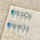 【1967】Blue Confession Nail Kit Shiny Blue Tones & DIY Romantic Accessories