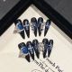 【1968】Dark Gothic Nail Art Shiny Dark Patterns & DIY Edgy Accessories