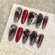 【1974】Polka Dot Lace Nail Kit Shiny Dot Patterns & DIY Elegant Accessories