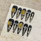 【1983】Extravagance Nail Art Shiny Gold Decor & DIY Luxury Accessories