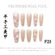 【F023】Factory Nails Shiny Basic Patterns & DIY Simple Accessories