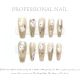 【F160】Factory Nails Shiny Basic Patterns & DIY Simple Accessories