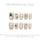 【F214】Factory Nails Shiny Standard Decor & DIY Basic Accessories