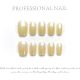 【F224】Ultra-Short Ladder Nails Shiny Short Shape & DIY Minimalist Accessories