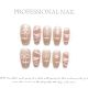 【F238】Long Nails Shiny Long Shape & DIY Bold Accessories