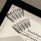 【1951】Black Silver Carbon Gun Nail Kit Shiny Metallic Tones & DIY Cool Accessories