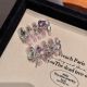 【2224】Charming Purple Stars Nail Kit Shiny Purple Tones & DIY Galaxy Accessories