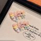 【2308】Fresh and Sweet Nail Kit Shiny Pastel Tones & DIY Cute Accessories