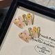 【2330】Mortal Rich Flower Nail Kit Shiny Luxury Decor & DIY Elegant Accessories