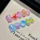 【2118】Cute Dolphin Nail Kit Shiny Marine Patterns & DIY Playful Accessories