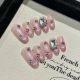 【2283】Spreading Rose Nail Kit Shiny Rose Patterns & DIY Romantic Accessories