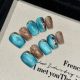 【2473】Neon Cat Eye Nail Art Shiny Cat Eye Polish & DIY Bold Accessories