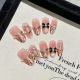 【2204】Caramel Chanel Style Nail Art Shiny Tweed Patterns & DIY Warm Accessories