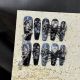 【2313】North Sea Gu King Nail Kit Shiny Mysterious Patterns & DIY Edgy Accessories