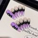 【2317】Spider Bat Nail Art Shiny Dark Patterns & DIY Spooky Accessories