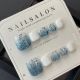 【B2】Toe Nails Nail Art Shiny Toe Patterns & DIY Elegant Kits