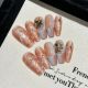 【2481】Ice Transparent Milk Coffee Nail Art Shiny Neutral Tones & DIY Mellow Accessories