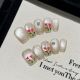 【2455】Pink Mist Rose Nail Kit Shiny Rose Patterns & DIY Soft Tones