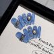 【2442】Denim Style Nail Kit Shiny Denim Patterns & DIY Casual Accessories