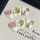 【2395】Magic Mirror Blue Cat Eye Nail Kit Shiny Cat Eye Polish & DIY Blue Tones