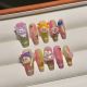 【2431】Rainbow Cat Eye Nail Kit Shiny Cat Eye Polish & DIY Colorful Accessories