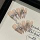 【123】Pink Apricot Cloud Gauze Nail Kit Shiny Soft Tones & DIY Elegant Accessories