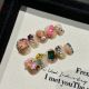 【2274】Wonderful Holiday Nail Kit Shiny Vacation Patterns & DIY Happy Accessories