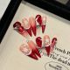 【2406】Romantic Christmas Nail Art Shiny Heart Patterns & DIY Holiday Accessories