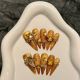 【1863】Extravagance Nail Kit Shiny Gold Decor & DIY Luxury Accessories