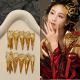 【2520】Gilded Time Nail Art Shiny Gold Patterns & DIY Vintage Accessories