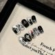 【2536】Black Wukong Nail Kit Shiny Character Patterns & DIY Bold Accessories