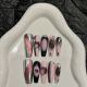 【2531】Rose Galaxy Nail Art Shiny Star Patterns & DIY Floral Accessories
