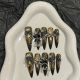 【2561】Black Gold Butterfly Nail Kit Shiny Gold Decor & DIY Cool Accessories