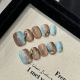 【2266】Azure Coast Nail Art Shiny Blue Tones & DIY Beach Accessories
