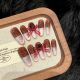 【2434】Red Carpet Dinner Nail Kit Shiny Glossy Decor & DIY Luxury Accessories