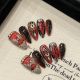 【2428】Scarlet Medusa Nail Kit Shiny Snake Patterns & DIY Edgy Accessories