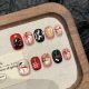 【2644】Christmas Gift Nail Kit Shiny Gift Patterns & DIY Holiday Accessories