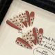 【2687】Flower Wine Nail Art Shiny Wine Patterns & DIY Vintage Accessories